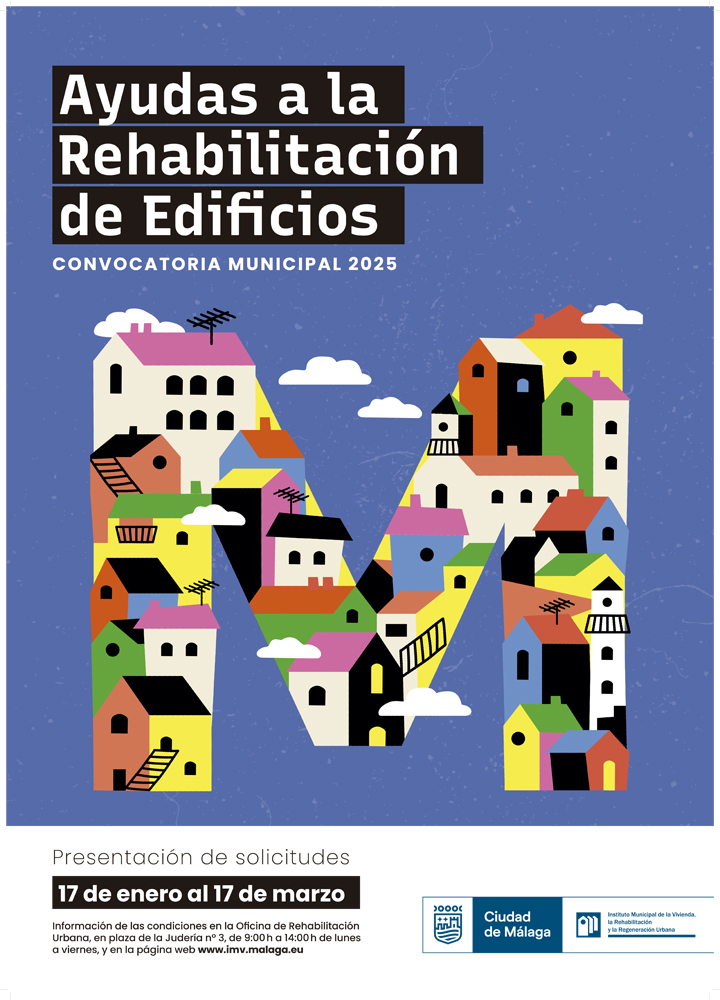 Cartel Ayudas a la Rehabilitación 2025